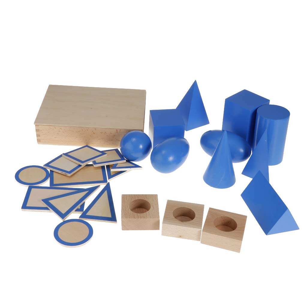 Amazon | モンテッソーリ 幾何学立体 Montessori ジオメトリック